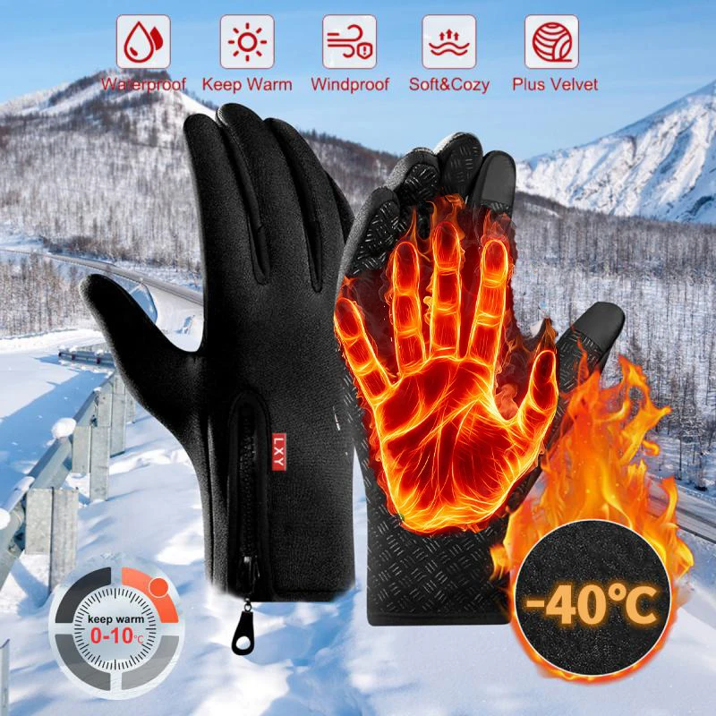 Winter Gloves for Men Women Warm Tactical Gloves Touchscreen Waterproof Hiking Skiing Fishing Cycling Snowboard Non-slip Gloves
Winter Gloves for Men Women Warm Tactical Gloves Touchscreen Waterproof Hiking Skiing Fishing Cycling Snowboard Non-slip Gloves