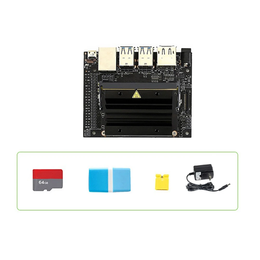 Комплект для Nano 4GB B01 + модуль Jetsonnano + SD-карта 64G + кардридер + крышка перемычки + вилка стандарта США
Комплект для Nano 4GB B01 + модуль Jetsonnano + SD-карта 64G + кардридер + крышка перемычки + вилка стандарта США