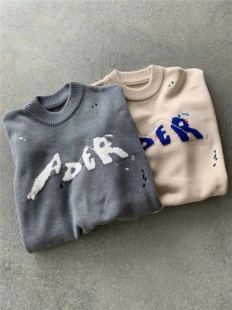 Embroidery ADER ERROR Grey Sweater Men Women 1:1 Best Quality Fashion Casual Unisex Adererror Pullovers Knitted Sweatshirts
Embroidery ADER ERROR Grey Sweater Men Women 1:1 Best Quality Fashion Casual Unisex Adererror Pullovers Knitted Sweatshirts