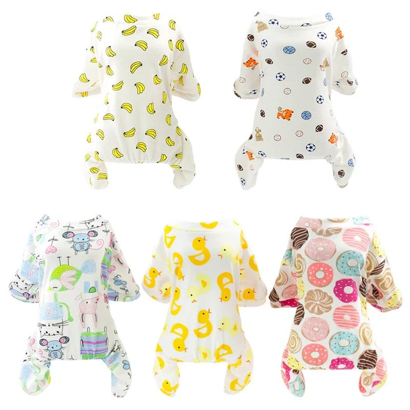 Cute Small Dogs Pajamas For Pet Dogs Cat Clothes Puppy Jumpsuit For Dog Coat For Chihuahua Pomeranian Dogs Print Clothing Shirt
Cute Small Dogs Pajamas For Pet Dogs Cat Clothes Puppy Jumpsuit For Dog Coat For Chihuahua Pomeranian Dogs Print Clothing Shirt