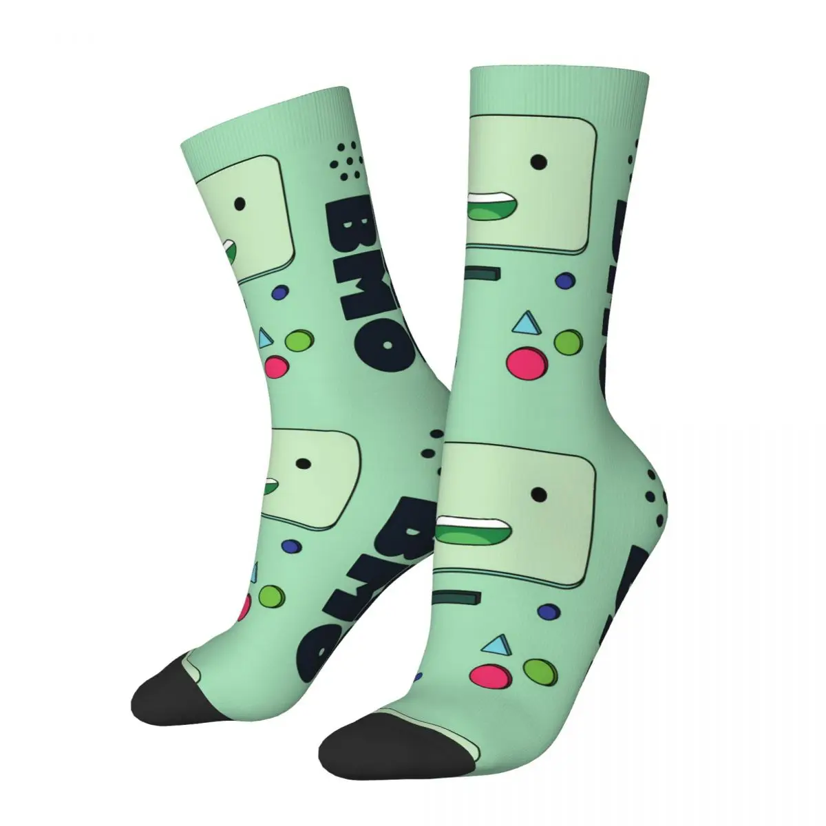 

Забавные сумасшедшие носки для мужчин, персонажи мультфильмов о время приключений в стиле Харадзюку, персонажи мультфильмов, качественные носки с принтом, бесшовный подарок