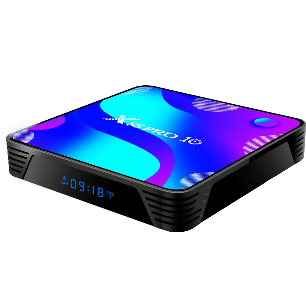 X88PRO 10 TV Box RK3318 Dual-band Wifi Bluetooth Network Set-top Box Mini New Smart TV BOX Wireless Media 2GB +16GB HD Player
X88PRO 10 TV Box RK3318 Dual-band Wifi Bluetooth Network Set-top Box Mini New Smart TV BOX Wireless Media 2GB +16GB HD Player