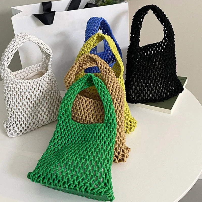 2022 New Arrivals Woven Hollow Out Handbag For Women Simple Mesh Tote Summer Travel Beach Bag Female Shopping Bag
2022 New Arrivals Woven Hollow Out Handbag For Women Simple Mesh Tote Summer Travel Beach Bag Female Shopping Bag