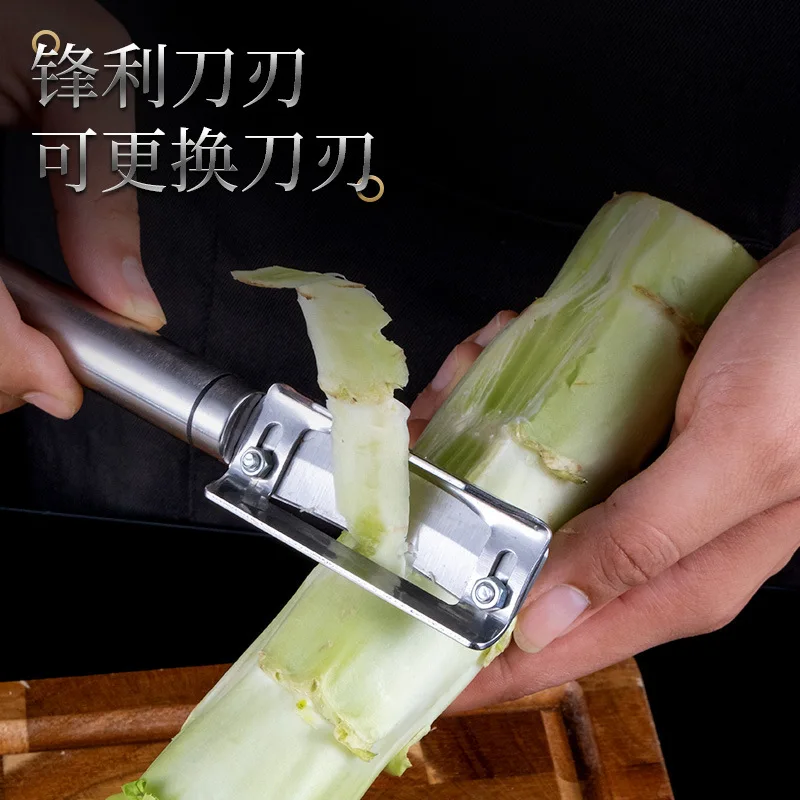 

Lettuce Peeler Kitchen Multi-Functional Beam Knife Stainless Steel Winter Pumpkin Potato Peeler