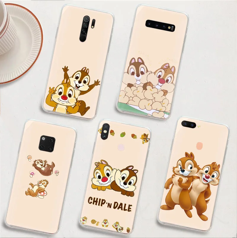 

LK3 Chip Dale Transparent Hollowed-Out Case for OPPO A16 A16S A15 A15S A32 A33 A91 F15 A93 A94 A95 A53S A53 A56 A55 A54 A54S