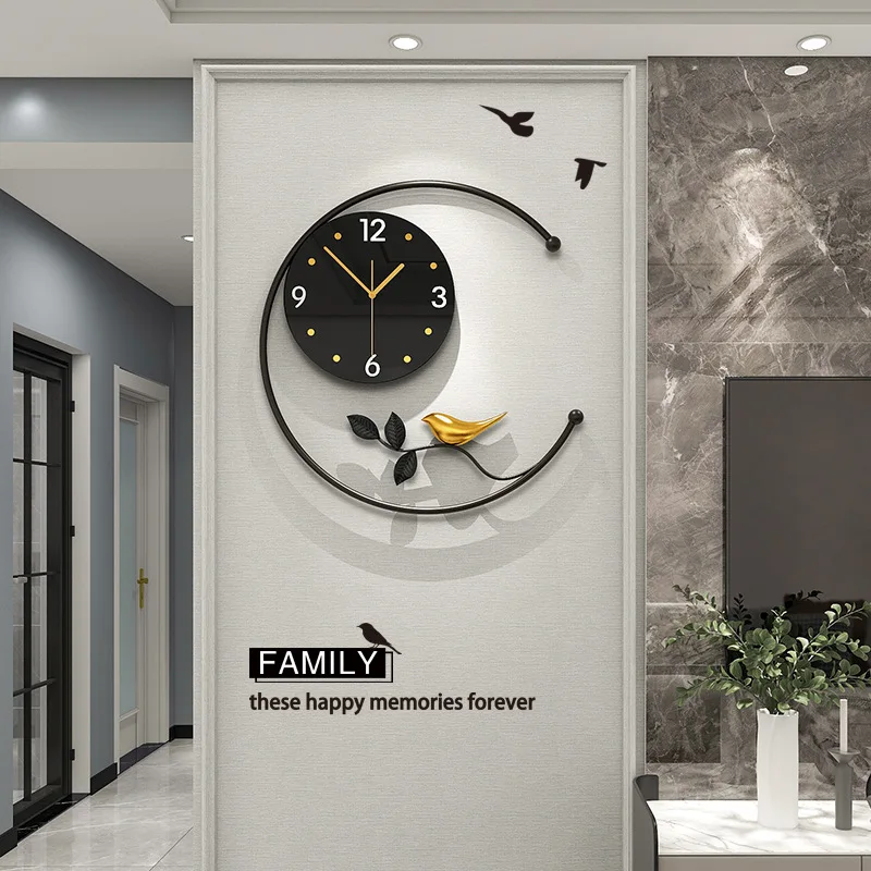 Nordic Fashion Living Room Wall Clock Modern Simple Household Creative Personalized Wall Decoration Light Clock Net Red Clock
Nordic Fashion Living Room Wall Clock Modern Simple Household Creative Personalized Wall Decoration Light Clock Net Red Clock