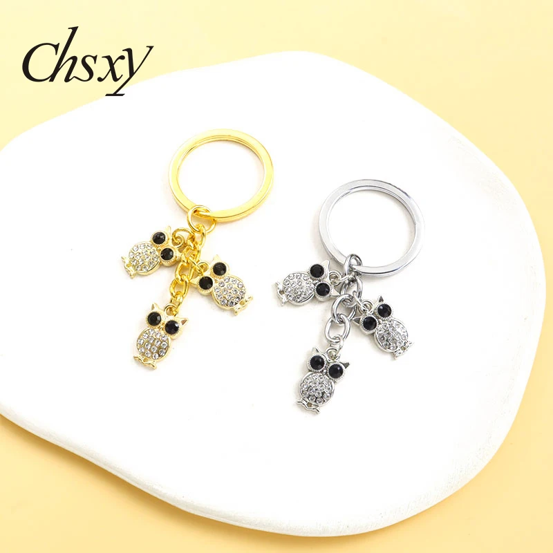 Hot Fashion Owl Crystal Rhinestone Charms Keychains Cartoon Animals Alloy Pendants Key Rings for Women Bag Purses Ornament Gifts
Hot Fashion Owl Crystal Rhinestone Charms Keychains Cartoon Animals Alloy Pendants Key Rings for Women Bag Purses Ornament Gifts
