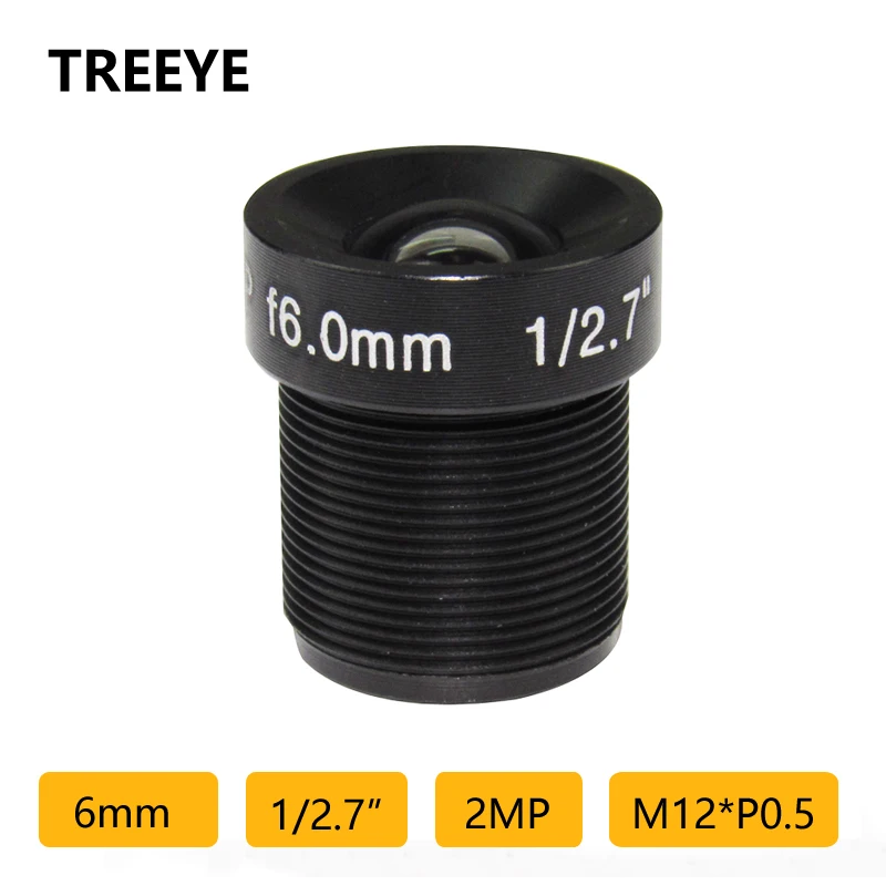 TREEYE объектив для камеры видеонаблюдения 6 мм
TREEYE объектив для камеры видеонаблюдения 6 мм