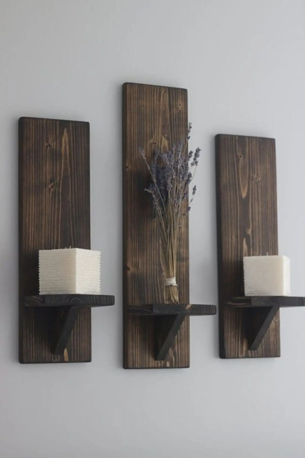 3-Piece Decorative Natural Wood Wall Shelf Candle Holder Flower Holder Gift Home Decoration
3-Piece Decorative Natural Wood Wall Shelf Candle Holder Flower Holder Gift Home Decoration
