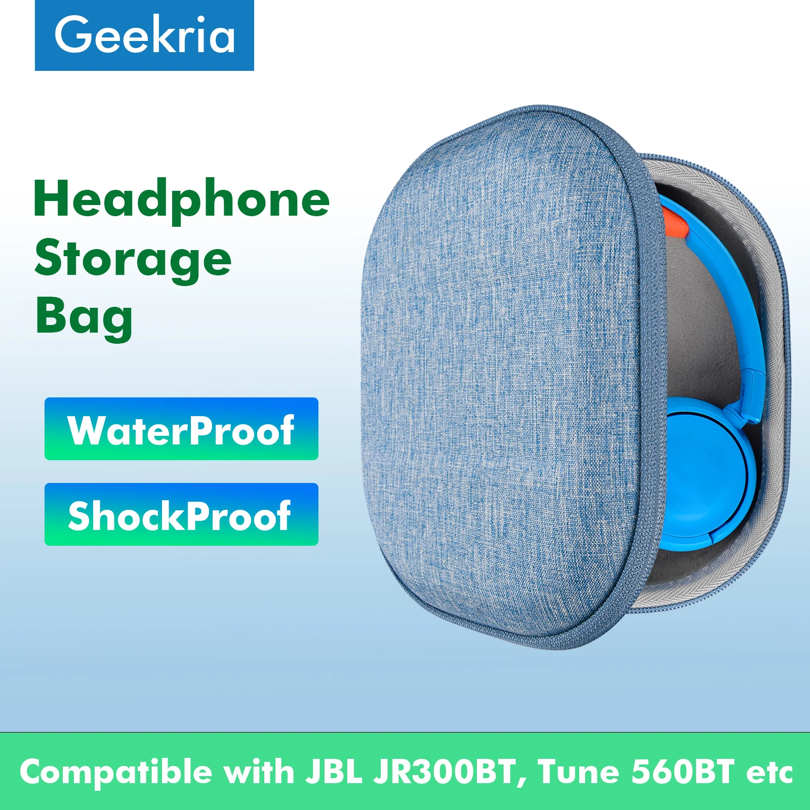 Geekria Kids Headphones Case for Child On-Ear Replacement Hard Portable Bluetooth Earphones Headset Bag For Accessories Storage
Geekria Kids Headphones Case for Child On-Ear Replacement Hard Portable Bluetooth Earphones Headset Bag For Accessories Storage