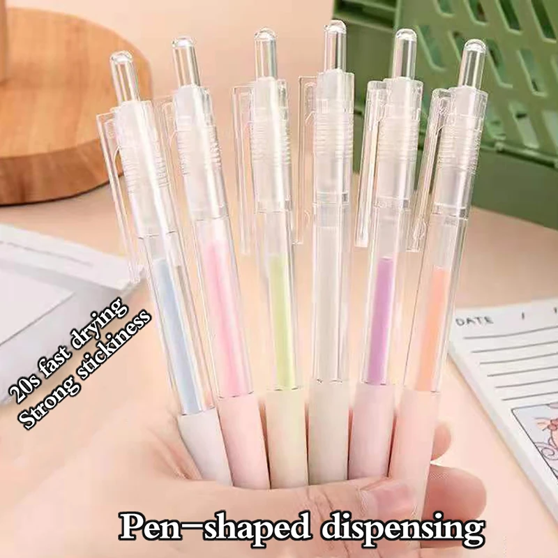 Mohamm Solid Glue Stick Pen Shape Candy Color Quick-drying High Viscosity Creative Students Stationery
Mohamm Solid Glue Stick Pen Shape Candy Color Quick-drying High Viscosity Creative Students Stationery