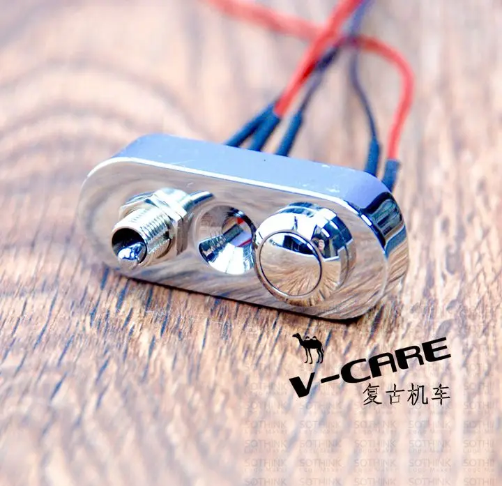 Retrofit retro simple switch aluminum alloy start switch horn button steering switch (with wire diagram)
Retrofit retro simple switch aluminum alloy start switch horn button steering switch (with wire diagram)