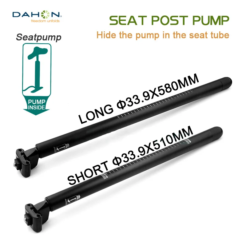 Dahon Folding Bicycle Seat Post 33.9*580/33.9/510mm Small Wheel Air Pump Seat Tube Multifunctional Fold Bike Dropper Inner Pump
Dahon Folding Bicycle Seat Post 33.9*580/33.9/510mm Small Wheel Air Pump Seat Tube Multifunctional Fold Bike Dropper Inner Pump