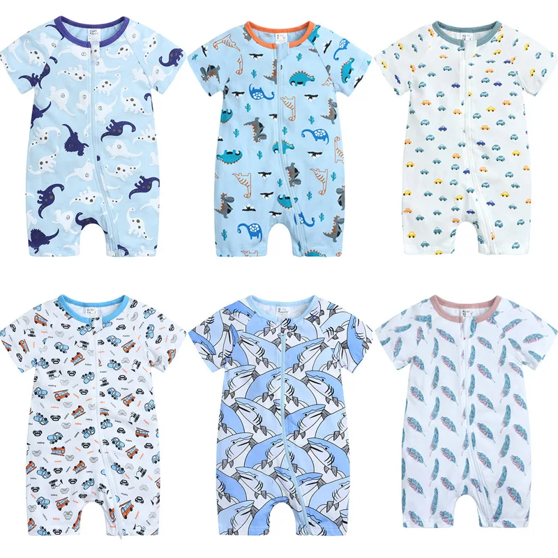 Baby summer air conditioning clothing cotton short-sleeved one-piece thin section ins new baby pajamas newborn clothes
Baby summer air conditioning clothing cotton short-sleeved one-piece thin section ins new baby pajamas newborn clothes