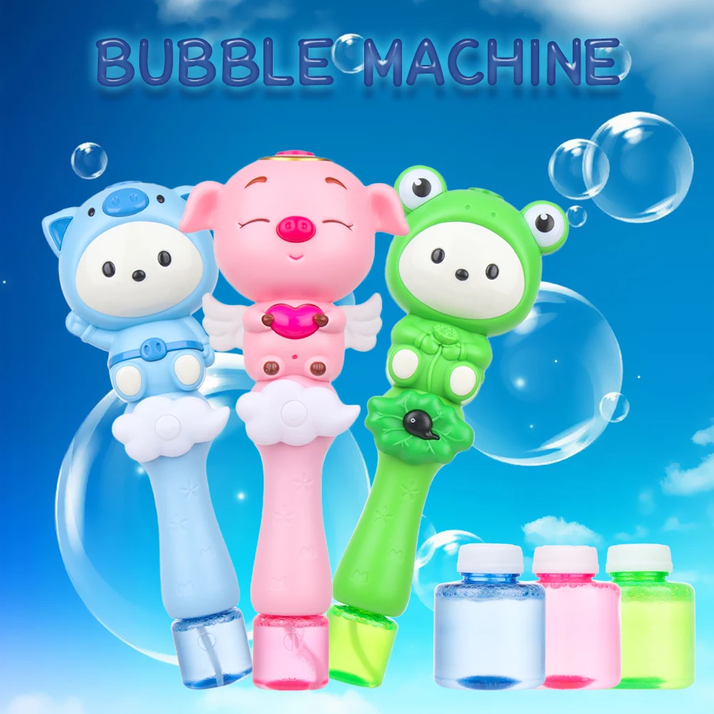 Kids Magic Wand Bubble Gun Blower Toy Electric Magic Automatic Soap Bubble Machine Light Music Outdoor Toy for Girl Boys
Kids Magic Wand Bubble Gun Blower Toy Electric Magic Automatic Soap Bubble Machine Light Music Outdoor Toy for Girl Boys