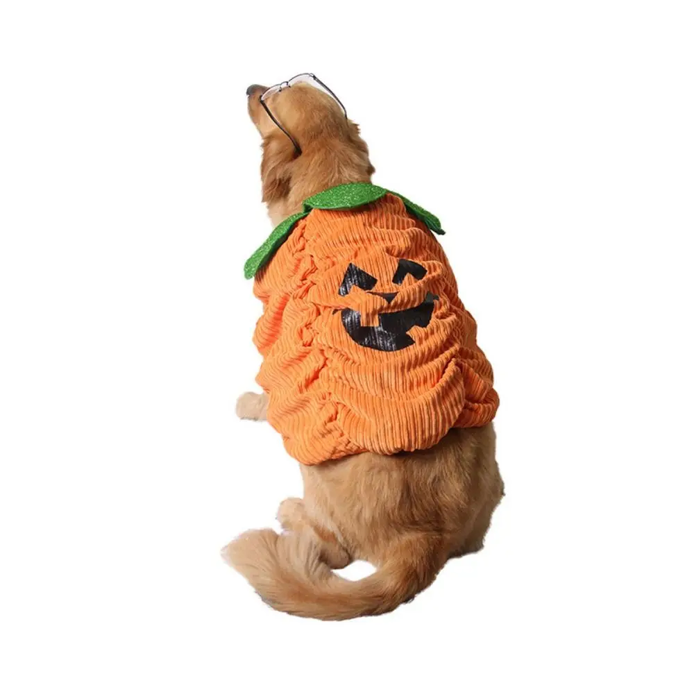 Soft Pet Pumpkin Costume Corduroy Comfortable Halloween Pet Costumes Orange with Hat Cat Cosplay Pumpkin Dress Halloween
Soft Pet Pumpkin Costume Corduroy Comfortable Halloween Pet Costumes Orange with Hat Cat Cosplay Pumpkin Dress Halloween