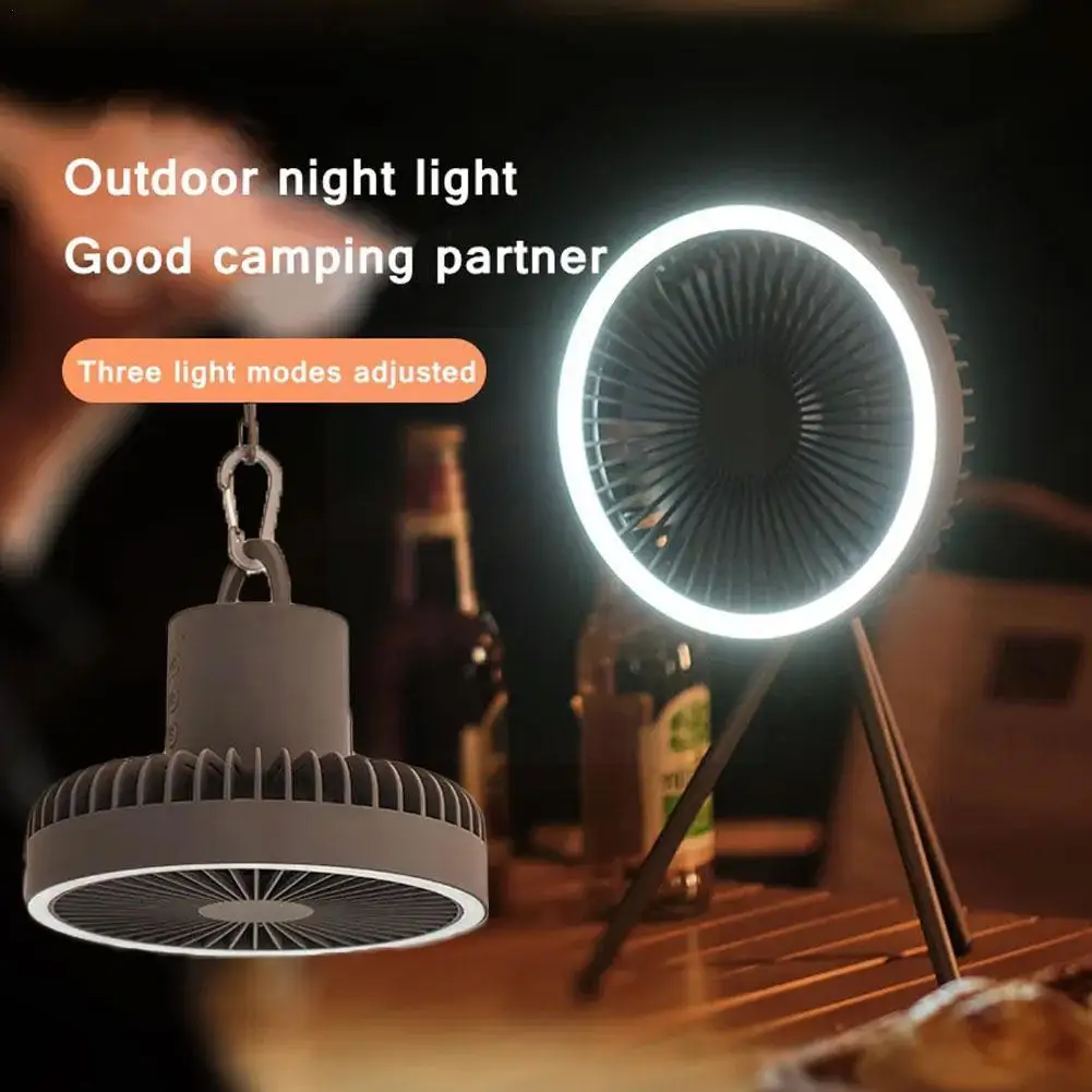 10000mAh Camping Fan Rechargeable Desktop Portable LED Electric Lighting Power with Wireless Ceiling Circulator Fan Bank V1D3
10000mAh Camping Fan Rechargeable Desktop Portable LED Electric Lighting Power with Wireless Ceiling Circulator Fan Bank V1D3