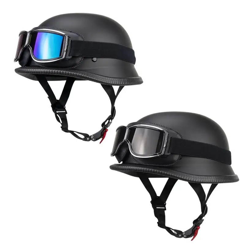 Motorcycle Open Face Half Skull Helmets Retro World War II German Style Caps Four Seasons Motorcycle Helmet For Mens Women
Motorcycle Open Face Half Skull Helmets Retro World War II German Style Caps Four Seasons Motorcycle Helmet For Mens Women