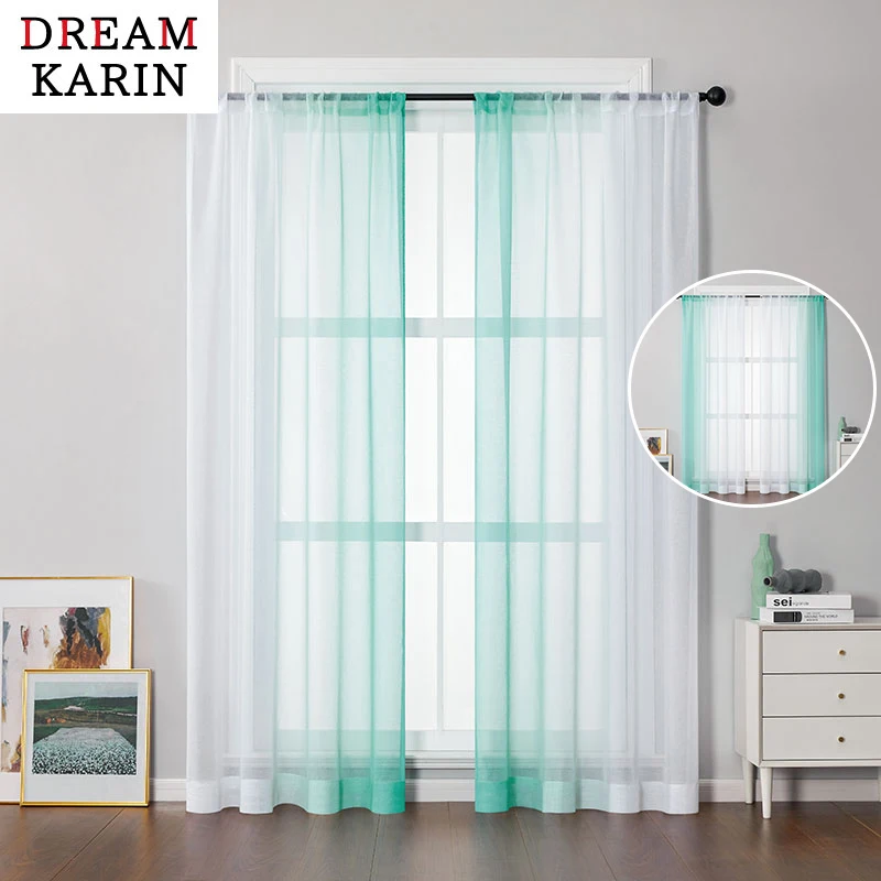 DK Gradient Tulle Curtains for Living Room Bedroom Voile Sheer Curtains for the Kitchen Home Door Decor Organza Drapes Custom
DK Gradient Tulle Curtains for Living Room Bedroom Voile Sheer Curtains for the Kitchen Home Door Decor Organza Drapes Custom