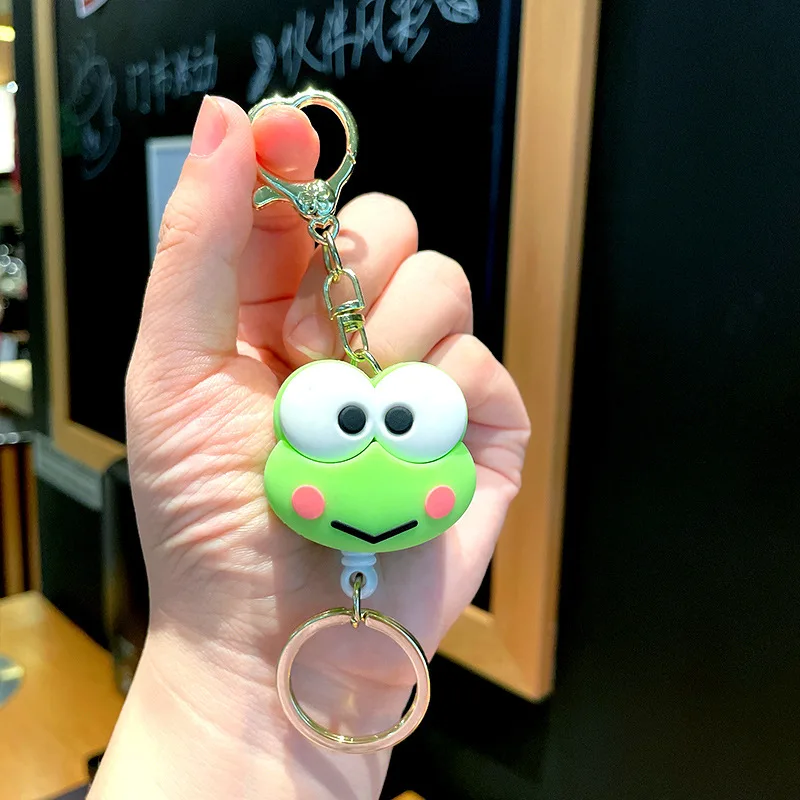 Multifunctional Retractable Access Control Keychain Cute Frog Penguin Dog Outdoor Anti-lost Anti-theft Easy Pull Buckle Keychain
Multifunctional Retractable Access Control Keychain Cute Frog Penguin Dog Outdoor Anti-lost Anti-theft Easy Pull Buckle Keychain