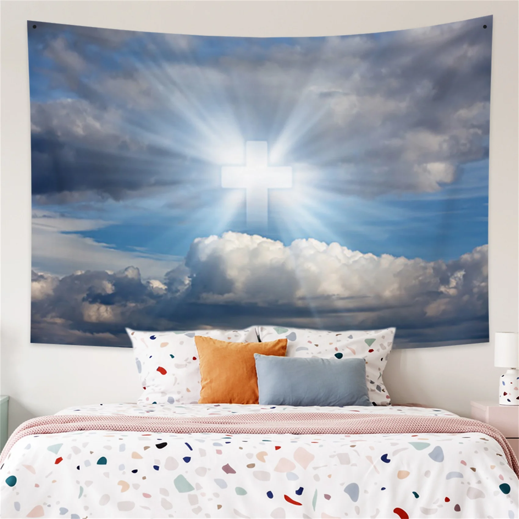 Divine Light Cross Sign Tapestry Christ Resurrection Jesus Easter Wall Art Room Decor Christmas Decoration Large Fabric Vintage
Divine Light Cross Sign Tapestry Christ Resurrection Jesus Easter Wall Art Room Decor Christmas Decoration Large Fabric Vintage