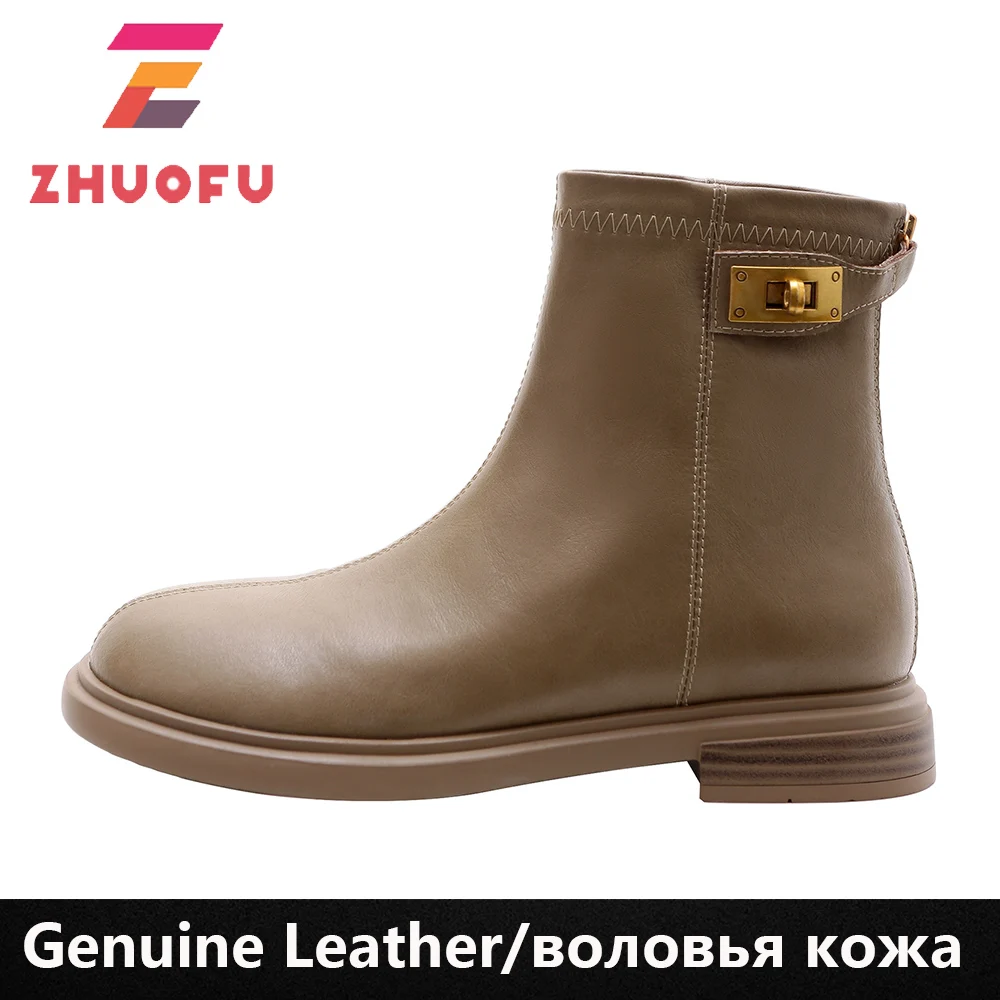 Классические женские ботильоны ZHUOFU 2022 из коровьей кожи с круглым носком, теплая шерстяная однотонная зимняя обувь на квадратном каблуке со средней молнией
Классические женские ботильоны ZHUOFU 2022 из коровьей кожи с круглым носком, теплая шерстяная однотонная зимняя обувь на квадратном каблуке со средней молнией