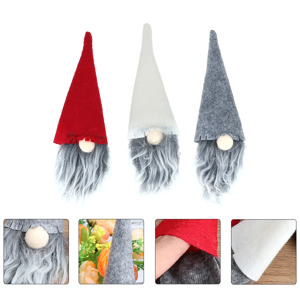 30pcs Creative Xmas Bottle Hats Adorable Bottle Decors Faceless Doll Bottle Hats
30pcs Creative Xmas Bottle Hats Adorable Bottle Decors Faceless Doll Bottle Hats