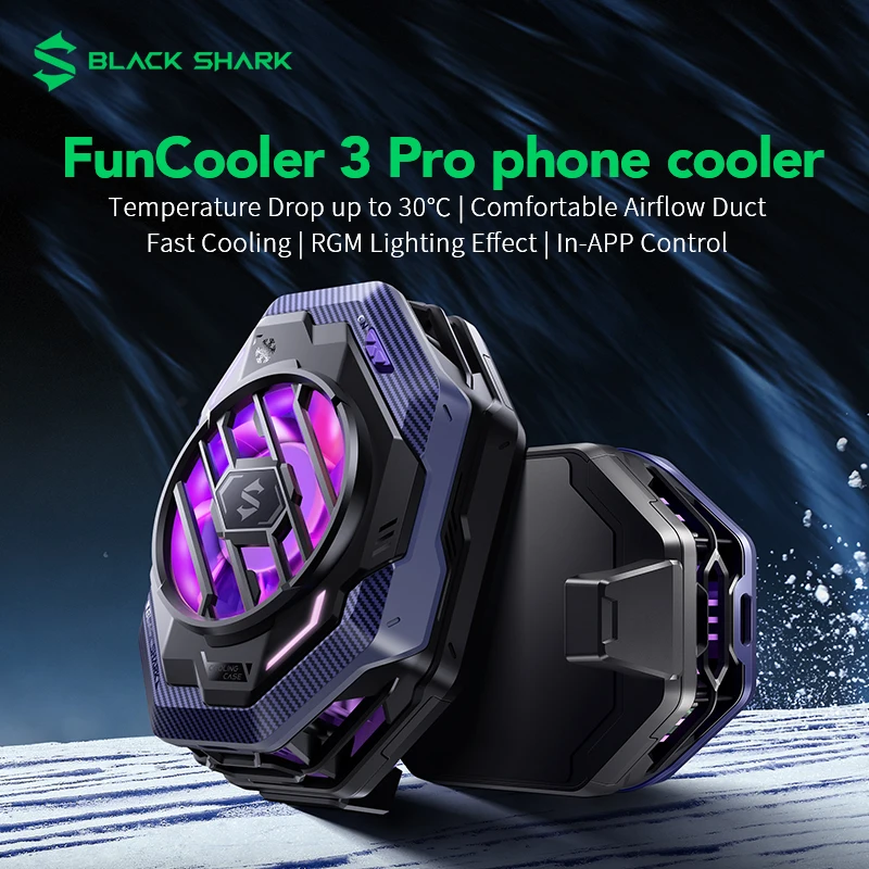 Охладитель для телефона Black Shark FunCooler 3 Pro, 20 Вт, RGB дисплей температуры мощности для игрового телефона iPhone/Black Shark 5/Rog/Xiaomi/Poco
Охладитель для телефона Black Shark FunCooler 3 Pro, 20 Вт, RGB дисплей температуры мощности для игрового телефона iPhone/Black Shark 5/Rog/Xiaomi/Poco