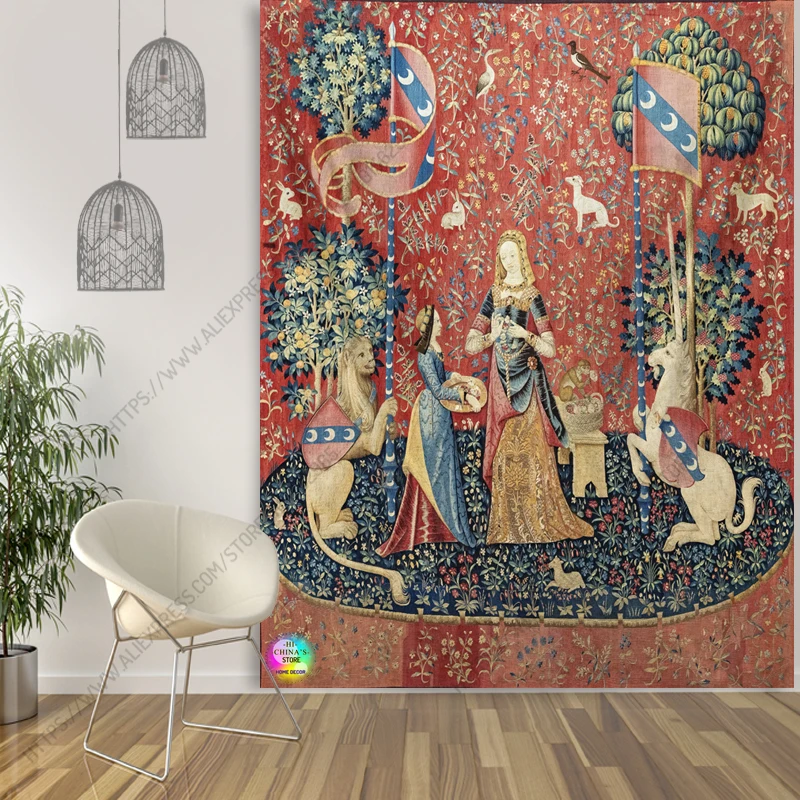Гобелен «Леди и единорог» полиэстер
Гобелен «Леди и единорог» полиэстер