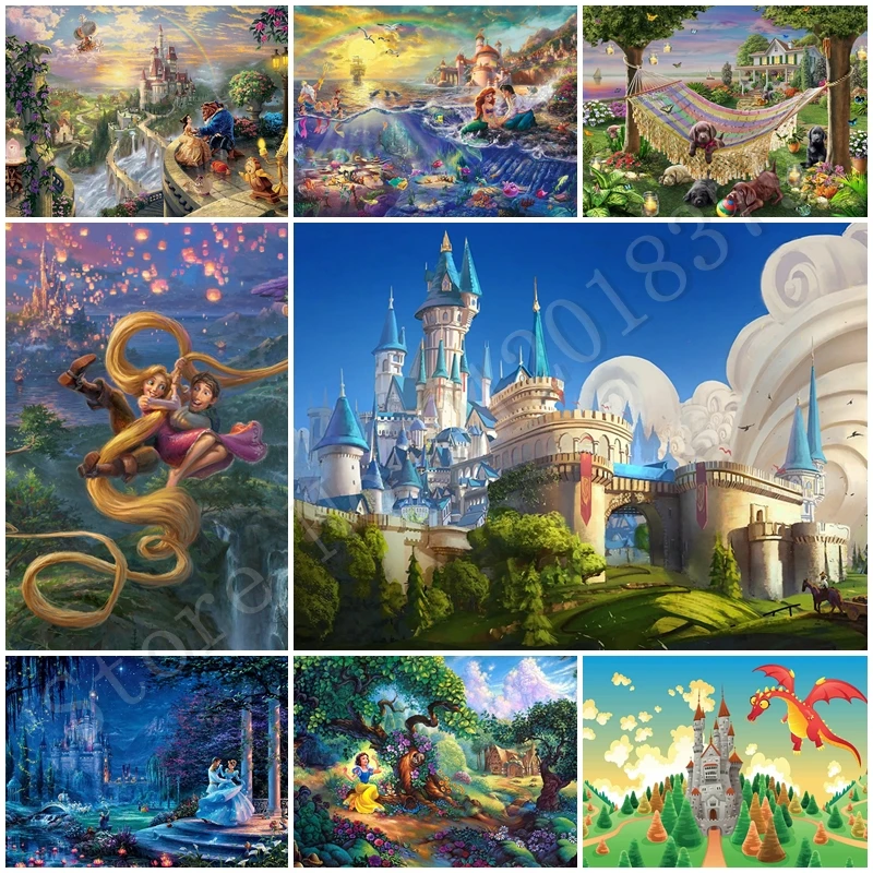 5D Diamond Painting Disney Princess Ancient Castle Landscape Mosaic Embroidery Cross Stitch Rhinestone Nursery Creative 3D Decor
5D Diamond Painting Disney Princess Ancient Castle Landscape Mosaic Embroidery Cross Stitch Rhinestone Nursery Creative 3D Decor