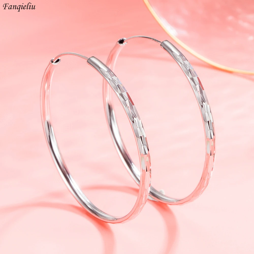 Fanqieliu 925 Silver Needle Circle Casting Round Big Hoop Earrings For Women New Jewelry Girl Gift Trendy 2023 FQL23025
Fanqieliu 925 Silver Needle Circle Casting Round Big Hoop Earrings For Women New Jewelry Girl Gift Trendy 2023 FQL23025