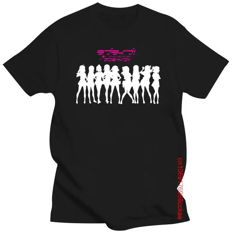 Love Live Sunshine Japanese Anime Hip-hop T Shirt Lovelive Nine Aqours Group T-Shirts Boy Outline Funny Cartoon Men Tshirt
Love Live Sunshine Japanese Anime Hip-hop T Shirt Lovelive Nine Aqours Group T-Shirts Boy Outline Funny Cartoon Men Tshirt