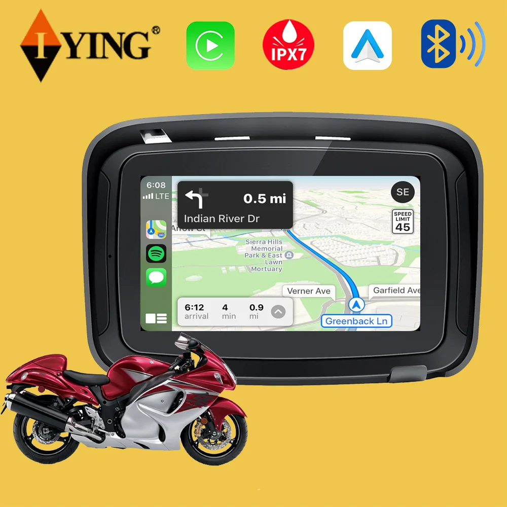 C5 Inch Touch Outdoor Ipx7 Waterproof Sunsceen External Portable Motorcycle Special Navigator Support CarPlay and Android Auto
C5 Inch Touch Outdoor Ipx7 Waterproof Sunsceen External Portable Motorcycle Special Navigator Support CarPlay and Android Auto
