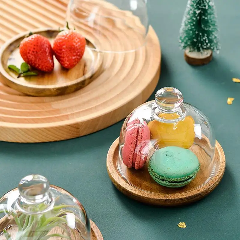 Glass Cake Dome Round Wooden Base For Sweet Cheese Candies Dessert Display Lid Food Tray Mini Cake Stand Kitchen Accessories
Glass Cake Dome Round Wooden Base For Sweet Cheese Candies Dessert Display Lid Food Tray Mini Cake Stand Kitchen Accessories