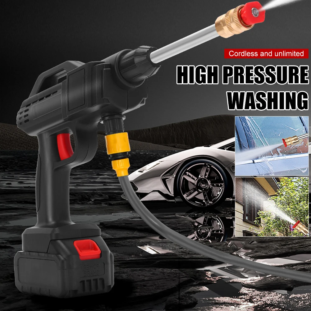 22BAR Cordless Pressure Washer Portable 600W Car Cleaner Battery Operated High Pressure Washer Cleaning Spray Black Water Gun
22BAR Cordless Pressure Washer Portable 600W Car Cleaner Battery Operated High Pressure Washer Cleaning Spray Black Water Gun