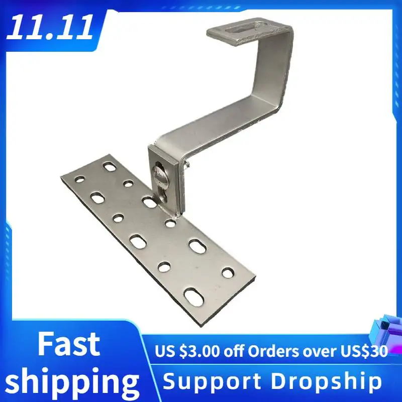 Solar PV Photovoltaic Side Mounting Bracket Height Adjustable Tile Roof Hooks Holder Installation Tools Photovoltaic Accessories
Solar PV Photovoltaic Side Mounting Bracket Height Adjustable Tile Roof Hooks Holder Installation Tools Photovoltaic Accessories
