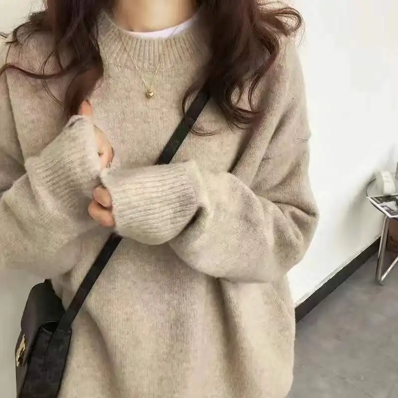 DAYIFUN Japanese Sweater Women 2022 New Autumn Winter Loose Harajuku Long Sleeve O-neck Pullovers Knitwear Top female Streetwear
DAYIFUN Japanese Sweater Women 2022 New Autumn Winter Loose Harajuku Long Sleeve O-neck Pullovers Knitwear Top female Streetwear
