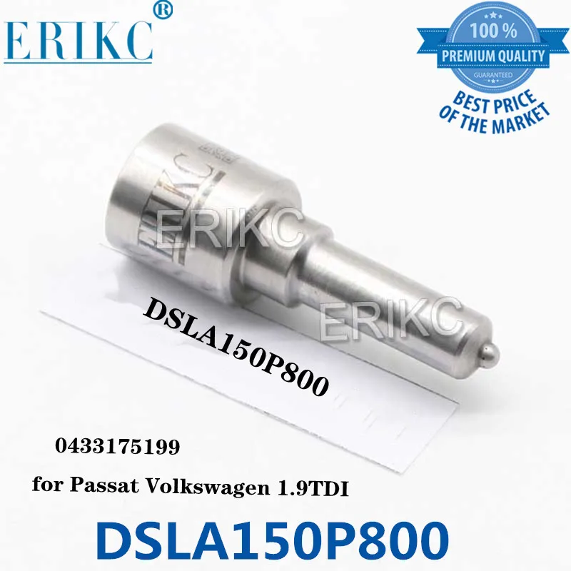 ERIKC Fuel Oil Burner Spray Nozzle DSLA150P800 OEM 0 433 175 199 0433175199 for Passat Volkswagen 1.9TDI
ERIKC Fuel Oil Burner Spray Nozzle DSLA150P800 OEM 0 433 175 199 0433175199 for Passat Volkswagen 1.9TDI