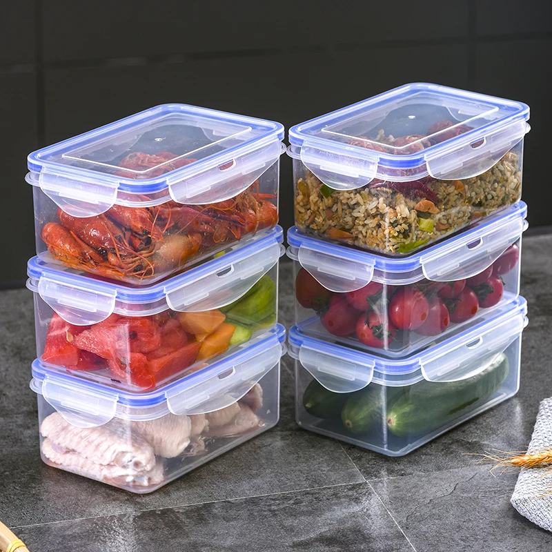 Kitchen refrigerator rectangular fresh-keeping box microwave heat-resistant plastic lunch box food fruit storage sealed box
Kitchen refrigerator rectangular fresh-keeping box microwave heat-resistant plastic lunch box food fruit storage sealed box