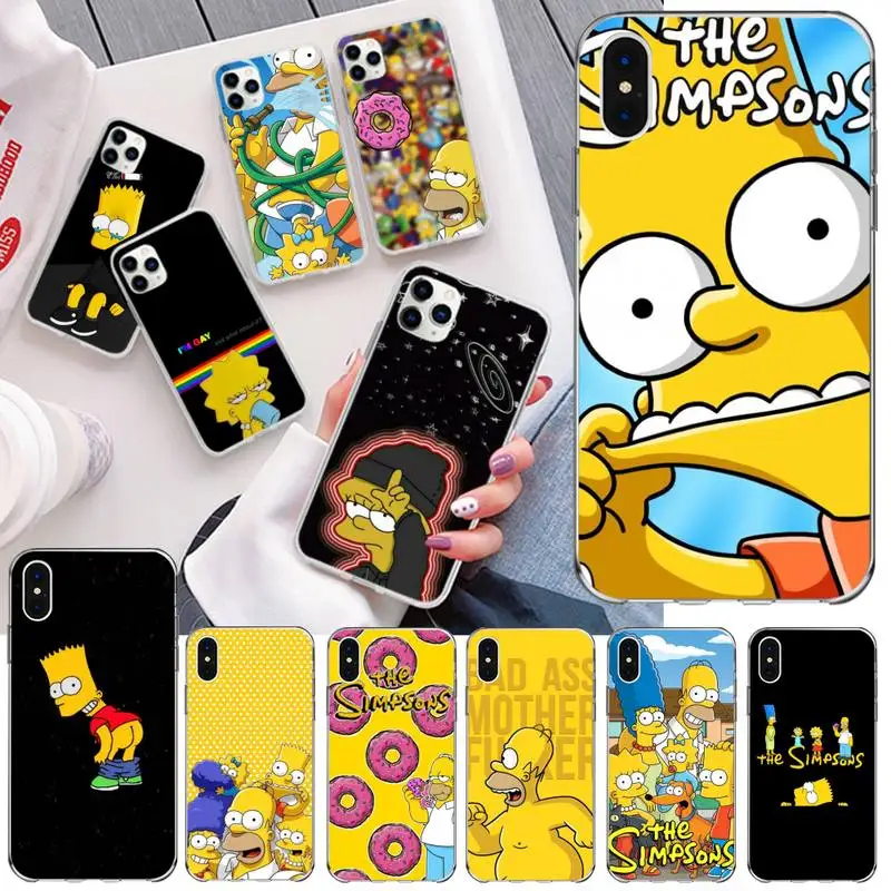 The Simpsons Phone Case For iphone 13 12 11 Pro Mini XS Max 8 7 Plus X SE 2020 XR Silicone Soft Cover
The Simpsons Phone Case For iphone 13 12 11 Pro Mini XS Max 8 7 Plus X SE 2020 XR Silicone Soft Cover