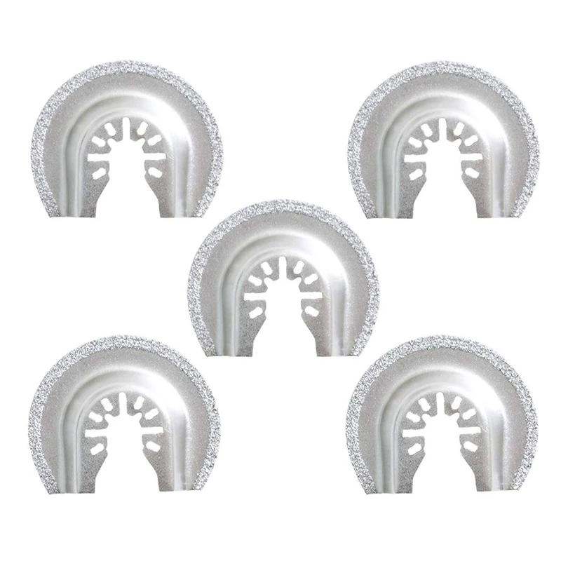 5PCS Oscillating Multi Tool Diamond Blades Oscillating Tool Blades For Grout Mortar Concrete Masonry Removal Saw Blades
5PCS Oscillating Multi Tool Diamond Blades Oscillating Tool Blades For Grout Mortar Concrete Masonry Removal Saw Blades