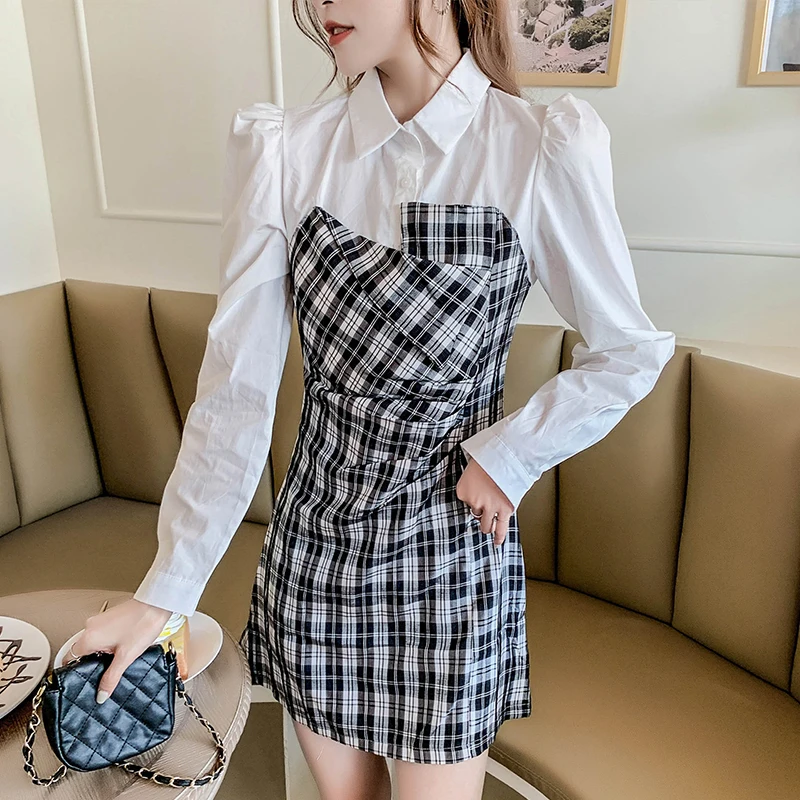 Маленькое весеннее платье Make spot для культивирования морали, Новая женская строченная юбка-рубашка, цветная сетка
Маленькое весеннее платье Make spot для культивирования морали, Новая женская строченная юбка-рубашка, цветная сетка