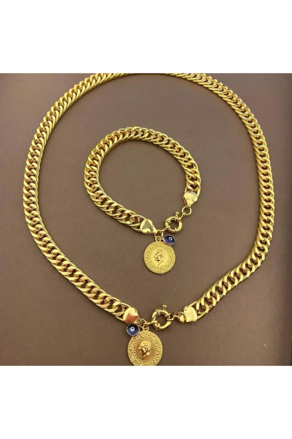 Женские Модные ювелирные изделия, жёлтый бисер от сглаза 4 шт. Ювелирные изделия с золотым покрытием
Женские Модные ювелирные изделия, жёлтый бисер от сглаза 4 шт. Ювелирные изделия с золотым покрытием