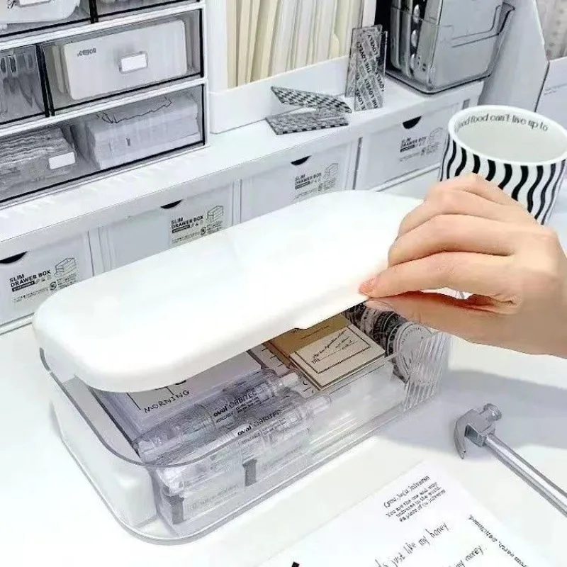 Ins Transparent Phone Case Organizer Storage Box with Cover Home Desktop Acrylic Sundries Storage Basket Phone Case Holder
Ins Transparent Phone Case Organizer Storage Box with Cover Home Desktop Acrylic Sundries Storage Basket Phone Case Holder
