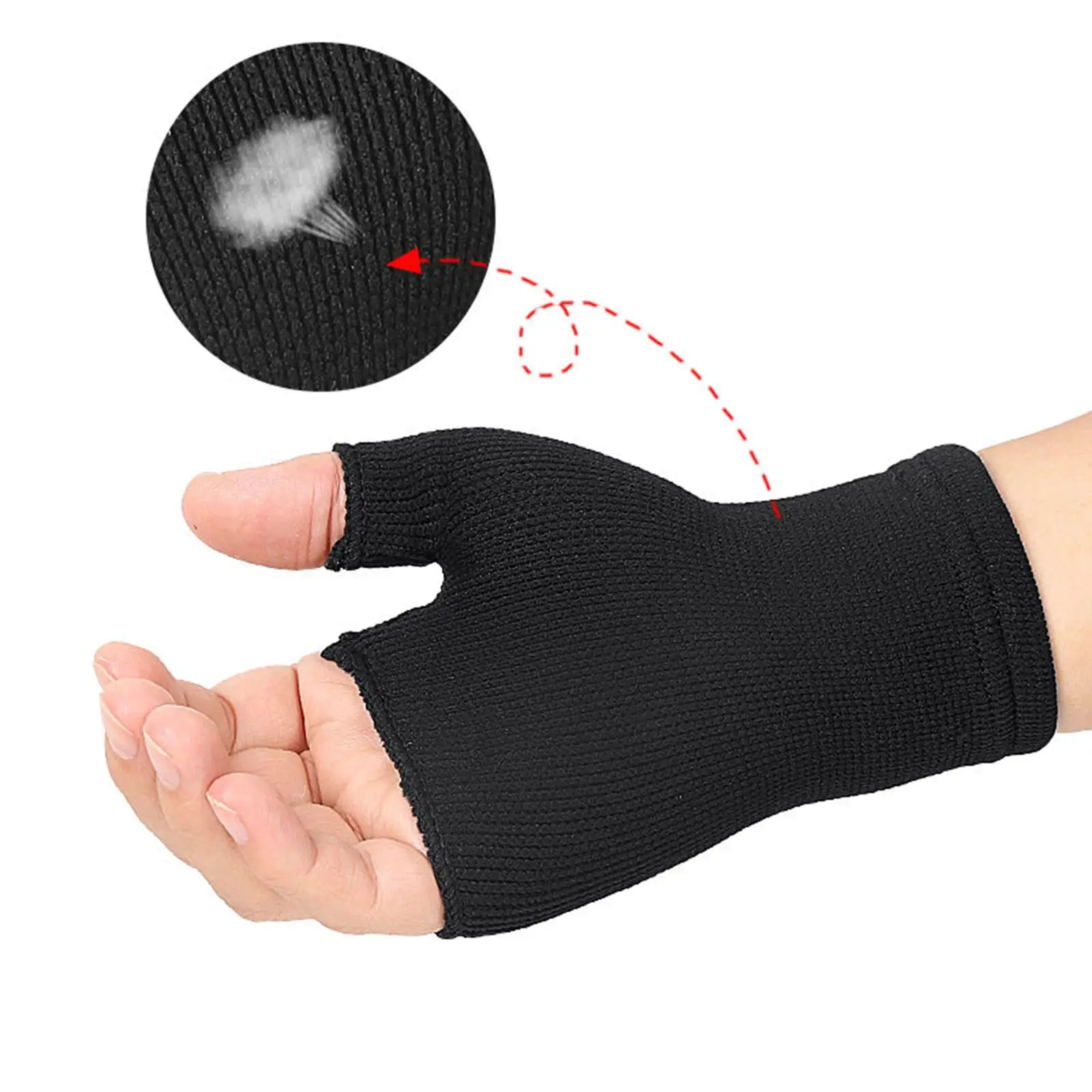 Soft Workout Gloves Non Slip Half Finger Knitted Elastic Breathable for Cycling Exercise Training Pull Ups
Soft Workout Gloves Non Slip Half Finger Knitted Elastic Breathable for Cycling Exercise Training Pull Ups