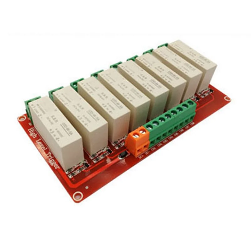 High Level Trigger DC Control DC Solid-State Relay Module Single-Phase Electric Relay Solid State 5A(8Way)
High Level Trigger DC Control DC Solid-State Relay Module Single-Phase Electric Relay Solid State 5A(8Way)
