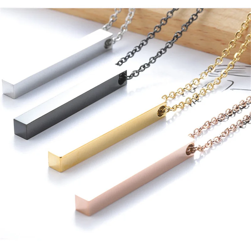 Personality Rectangle Pendant Necklace For Men Jewelry Trendy Stainless Steel Neck Chain Male Gold Necklace Choker Accessories
Personality Rectangle Pendant Necklace For Men Jewelry Trendy Stainless Steel Neck Chain Male Gold Necklace Choker Accessories