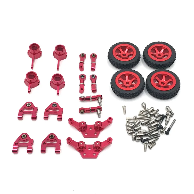 WLtoys 1/28 P929 P939 K969 K979 K989 K999 284131 RC Car Upgraded Metal Parts, Modified 7-piece Set, Including Wheels, etc
WLtoys 1/28 P929 P939 K969 K979 K989 K999 284131 RC Car Upgraded Metal Parts, Modified 7-piece Set, Including Wheels, etc