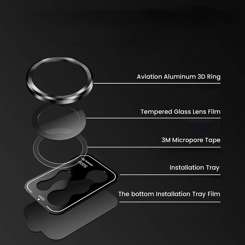 2022 Trend s22ultra accessories S22 Ultra Camera Lens Protector Aluminum Alloy Metal Tempered Glass Camera film
2022 Trend s22ultra accessories S22 Ultra Camera Lens Protector Aluminum Alloy Metal Tempered Glass Camera film