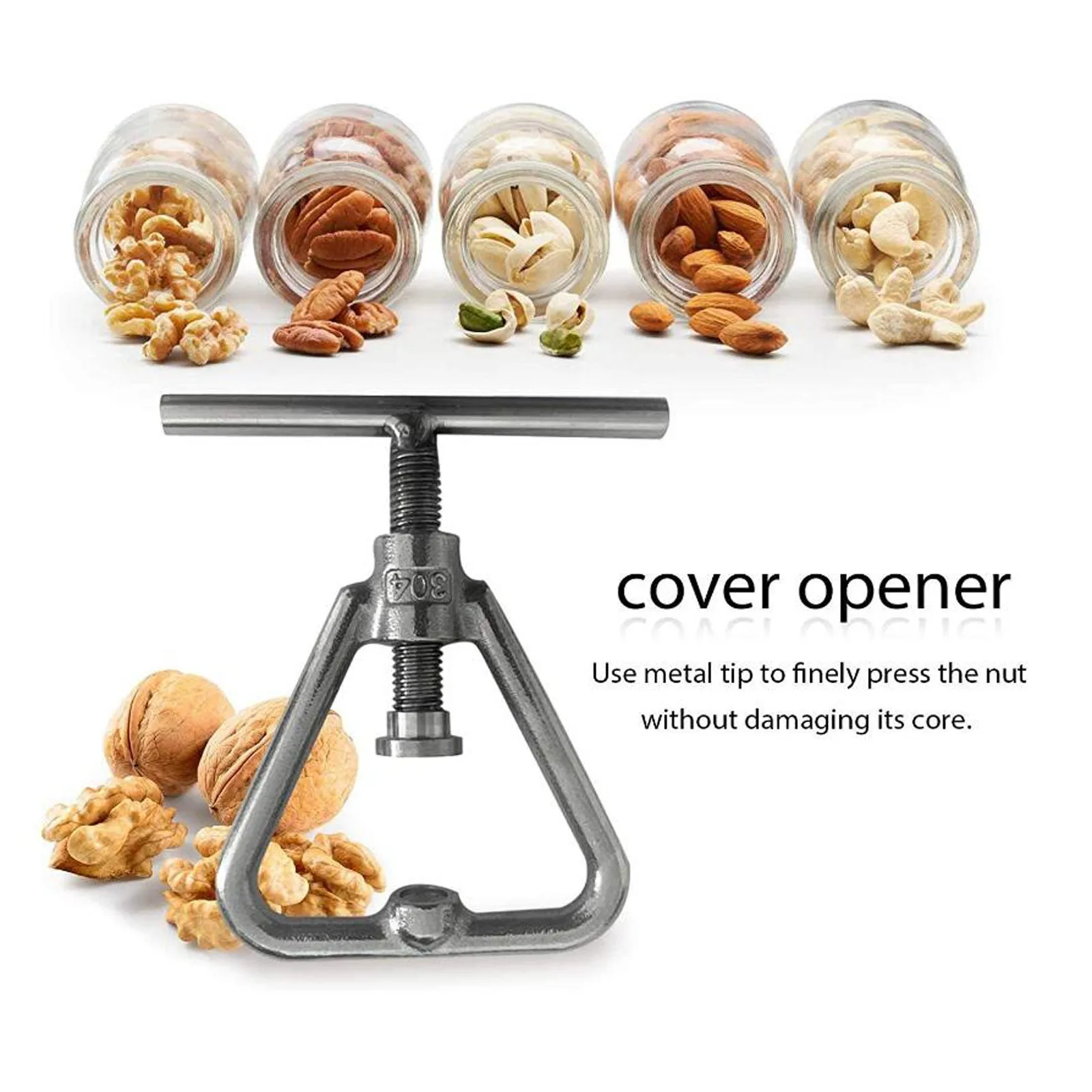 

Melon Sheller Kitchen Household Walnut Nutcracker Seed Plier Sunflower Nut Opener Clamp Cracker Scissor Pine Tool Fruit Opener